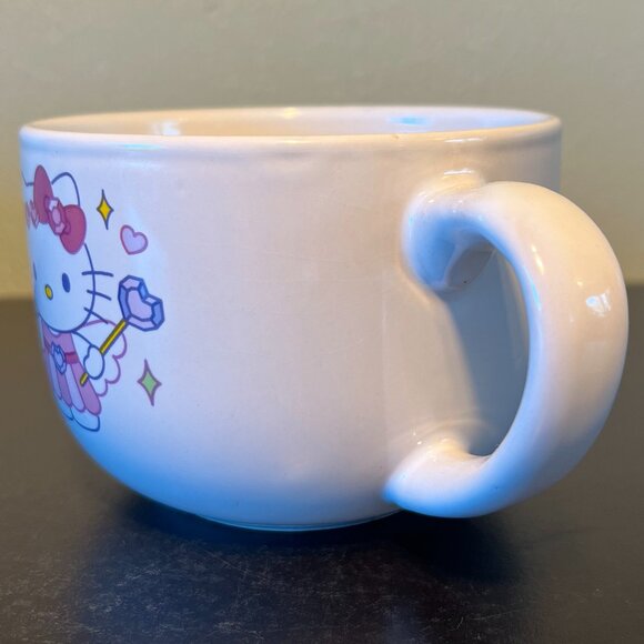 HELLO KITTY Fairy w/ Wand & Gemstones Wide-Mouth  Mug / Bowl ~ Sanrio 2022 - Picture 5 of 11